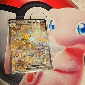 Pokemon 151 Alakazam EX SAR Special Illustration Art Rare Scarlet & Violet 151